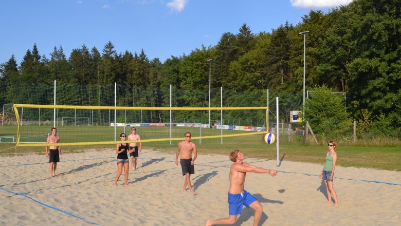 Beach volleyball court, © privat Beach volleyball court, © privat