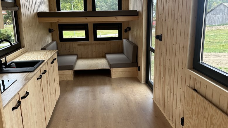 Lower bed can be used as a sitting area, © deutsch Lower bed can be used as a sitting area, © deutsch