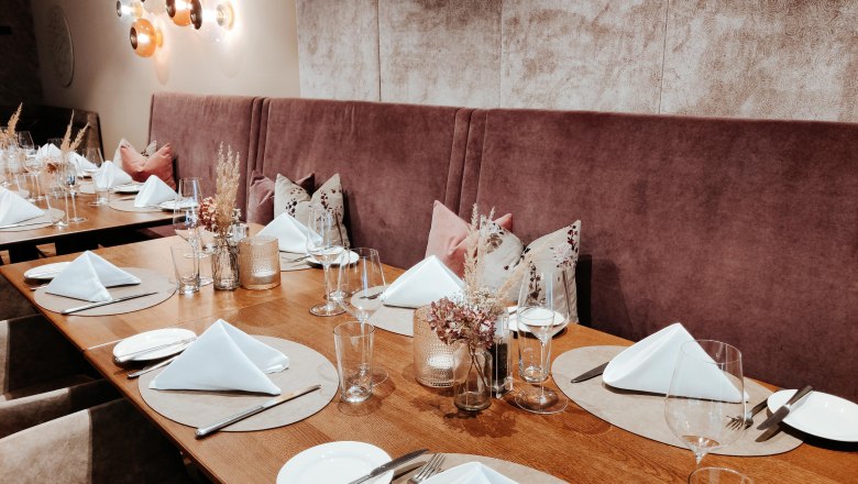 Restaurant Wintergarten Table set, © Hotel Schachner_miku Media Restaurant Wintergarten Table set, © Hotel Schachner_miku Media