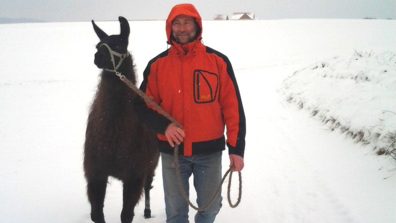 Llama hike, © Kleindienst Llama hike, © Kleindienst