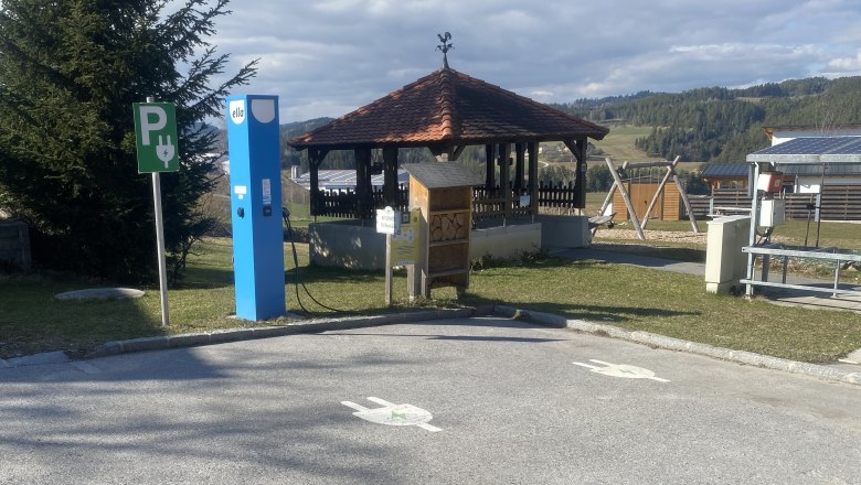 E-Ladestelle Rappottenstein, © Marktgemeinde Rappottenstein E-Ladestelle Rappottenstein, © Marktgemeinde Rappottenstein