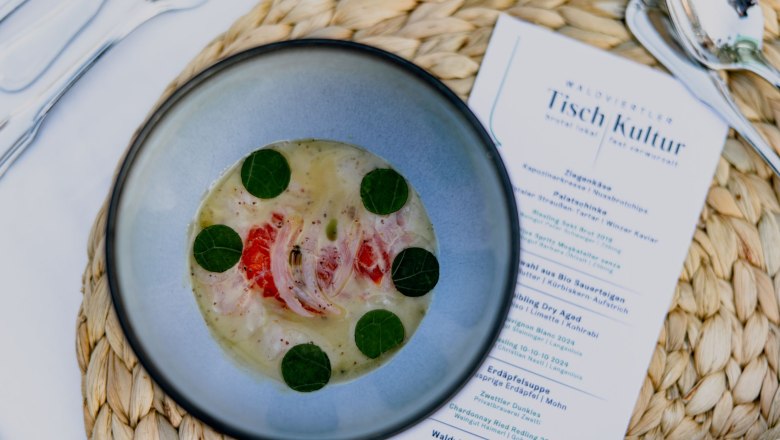 Waldviertler TischKultur im Hotel Schloss Haindorf, © Waldviertel Tourismus, Matthias Streibel Waldviertler TischKultur im Hotel Schloss Haindorf, © Waldviertel Tourismus, Matthias Streibel