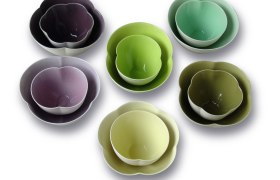 Blütenschalen "Waldfarben", © Martina Zwölfer Blütenschalen "Waldfarben", © Martina Zwölfer