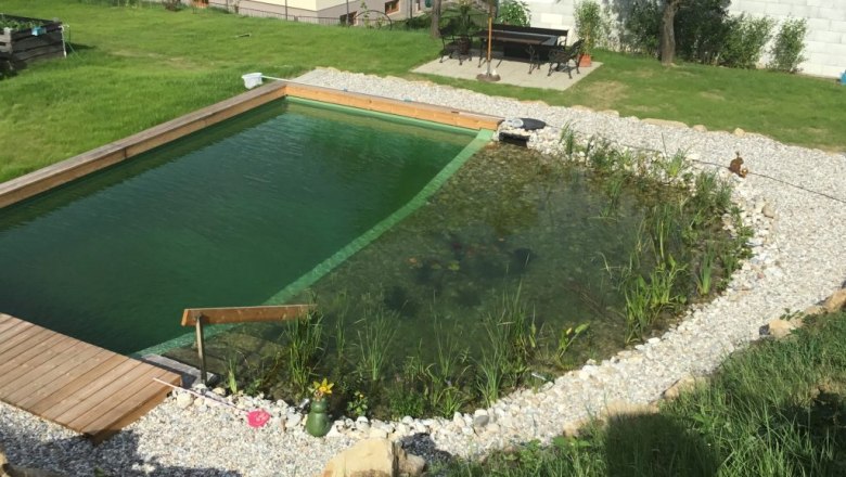Schwimmteich mit Liegewiese, © Karin Ruthner Schwimmteich mit Liegewiese, © Karin Ruthner