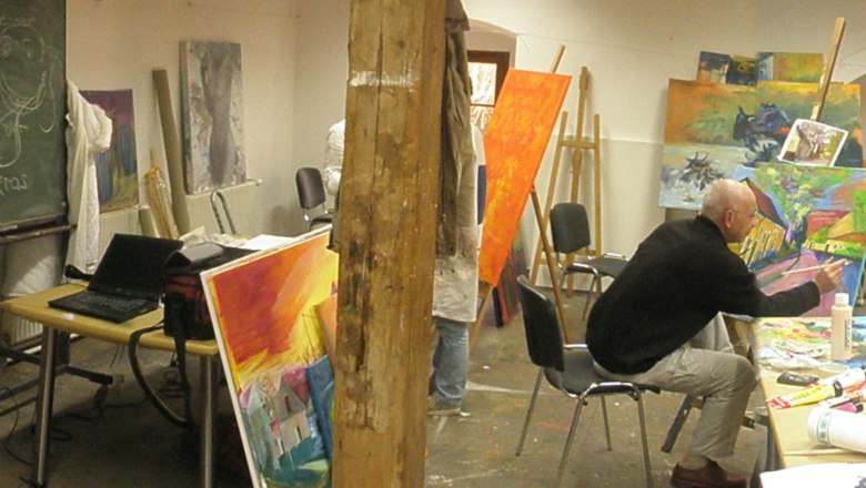 Arbeiten in unseren Ateliers, © akademie.Geras2011