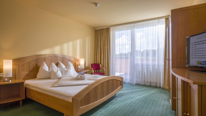 Appartement-Schlafzimmer, © VIVEA Bad Traunstein Appartement-Schlafzimmer, © VIVEA Bad Traunstein