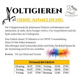 Voltigieren 2025, © RMH Voltigieren 2025, © RMH