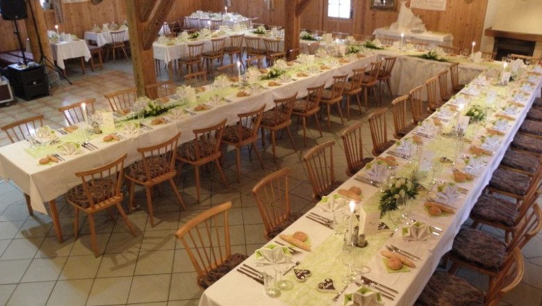 Harmonikawirt table, © Harmonikawirt Familie Lagler Harmonikawirt table, © Harmonikawirt Familie Lagler