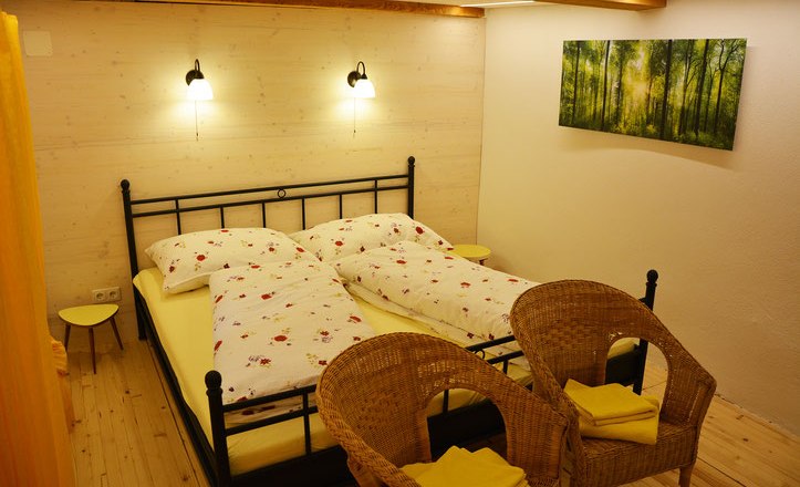 Doppelzimmer Kuschelnest, © Waldviertler Seminarhaus Gauguschmühle Doppelzimmer Kuschelnest, © Waldviertler Seminarhaus Gauguschmühle