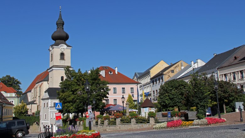 Heidenreichtein town square, © Horst Zimmel Heidenreichtein town square, © Horst Zimmel