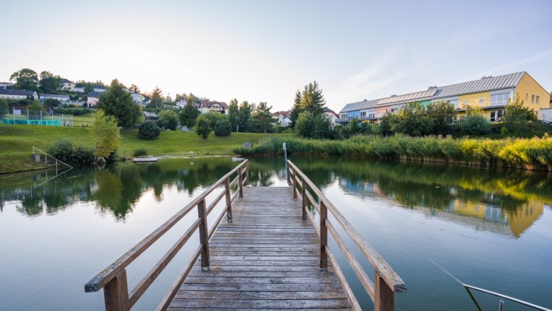 Recreation pond, © Marktgemeinde Bad Traunstein Recreation pond, © Marktgemeinde Bad Traunstein