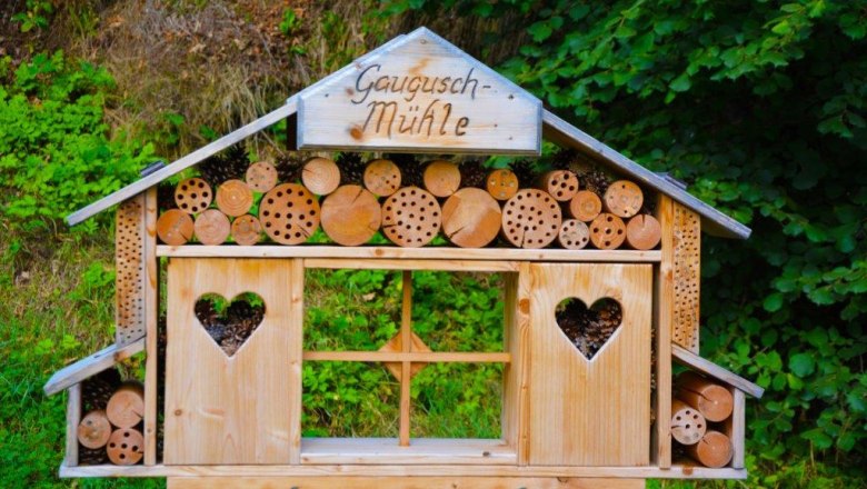 Hotel für Insekten, © Waldviertler Seminarhaus Gauguschmühle Hotel für Insekten, © Waldviertler Seminarhaus Gauguschmühle