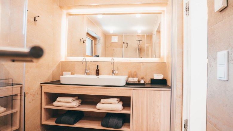 Badezimmer, Apartment 2, © Waldrefugium, Adler&Wald Badezimmer, Apartment 2, © Waldrefugium, Adler&Wald