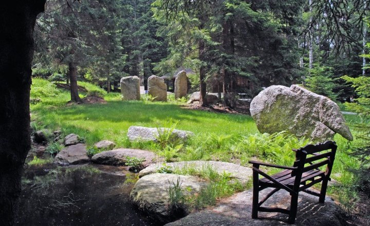 Garten mit Teich, © Leander Kainz Garten mit Teich, © Leander Kainz