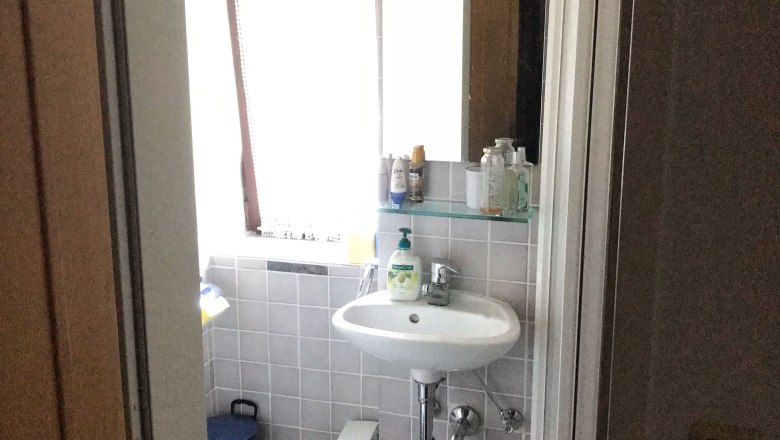 Das kleine Duschbad mit WC bei den Schlafzimmern, © Christoph Gabrisch Das kleine Duschbad mit WC bei den Schlafzimmern, © Christoph Gabrisch