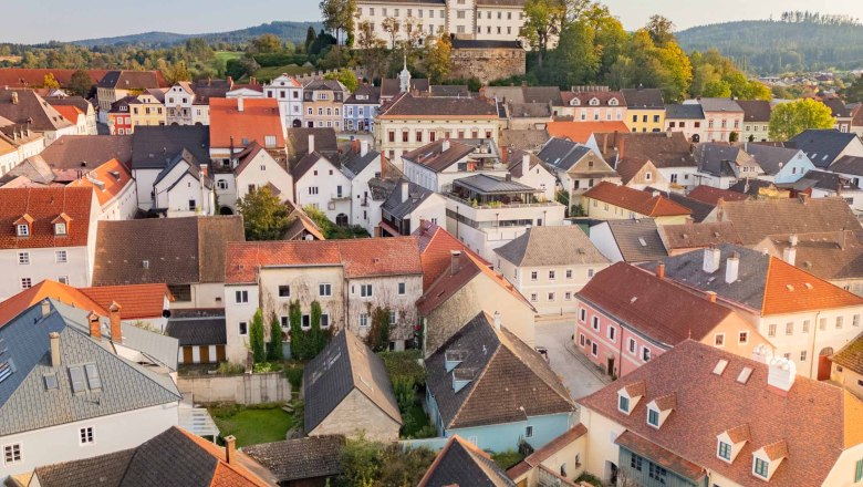 Schloss Weitra mit Altstadt, © Benjamin Wald Schloss Weitra mit Altstadt