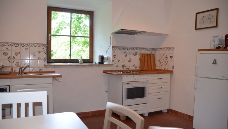 Ferienwohnung Rossarium Küche, © Renaissanceschloss Greillenstein Ferienwohnung Rossarium Küche, © Renaissanceschloss Greillenstein