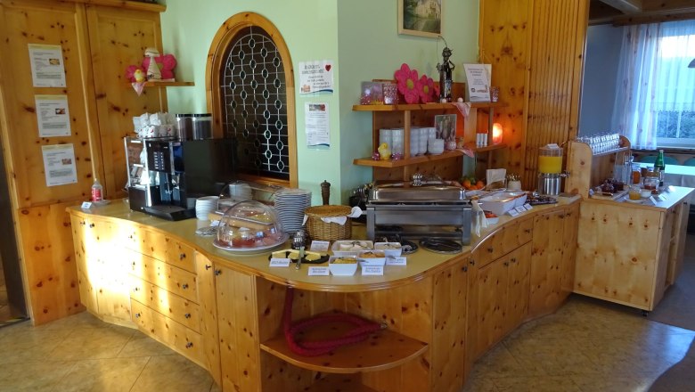 Frühstücksbuffet, © Gasthof Nordwald Frühstücksbuffet, © Gasthof Nordwald
