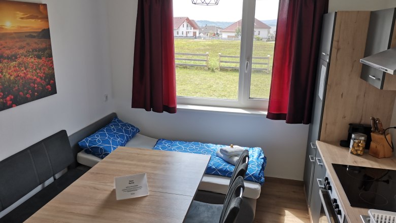 Kitchen-living room with bed, © Ferienwohnung Florine Kitchen-living room with bed, © Ferienwohnung Florine