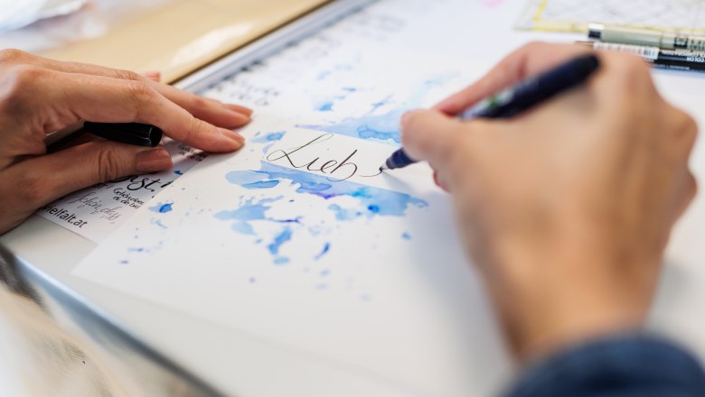 Hand lettering, © Hannes Strondl Hand lettering, © Hannes Strondl