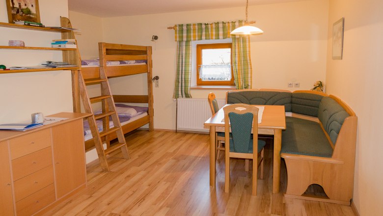 Wohnzimmer in der Ferienwohnung, © Sabine Preißl Wohnzimmer in der Ferienwohnung, © Sabine Preißl
