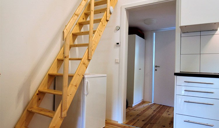 Leiter zum Schlafzimmer, © Dominik Herout Leiter zum Schlafzimmer, © Dominik Herout