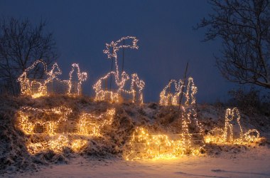 Weihnachtsdekoration in der Kellergasse, © G, Bauer Weihnachtsdekoration in der Kellergasse, © G, Bauer