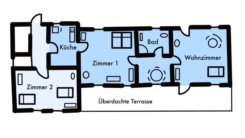 Grundriss_Bahnhof, © Anita Kelih Grundriss_Bahnhof, © Anita Kelih