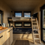 Tiny house at the Bio Retreat farm from the inside, © deutsch