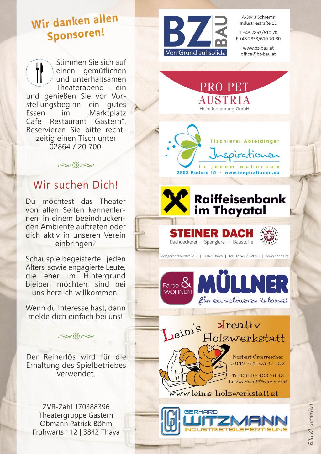 Folder Theatergruppe Gastern