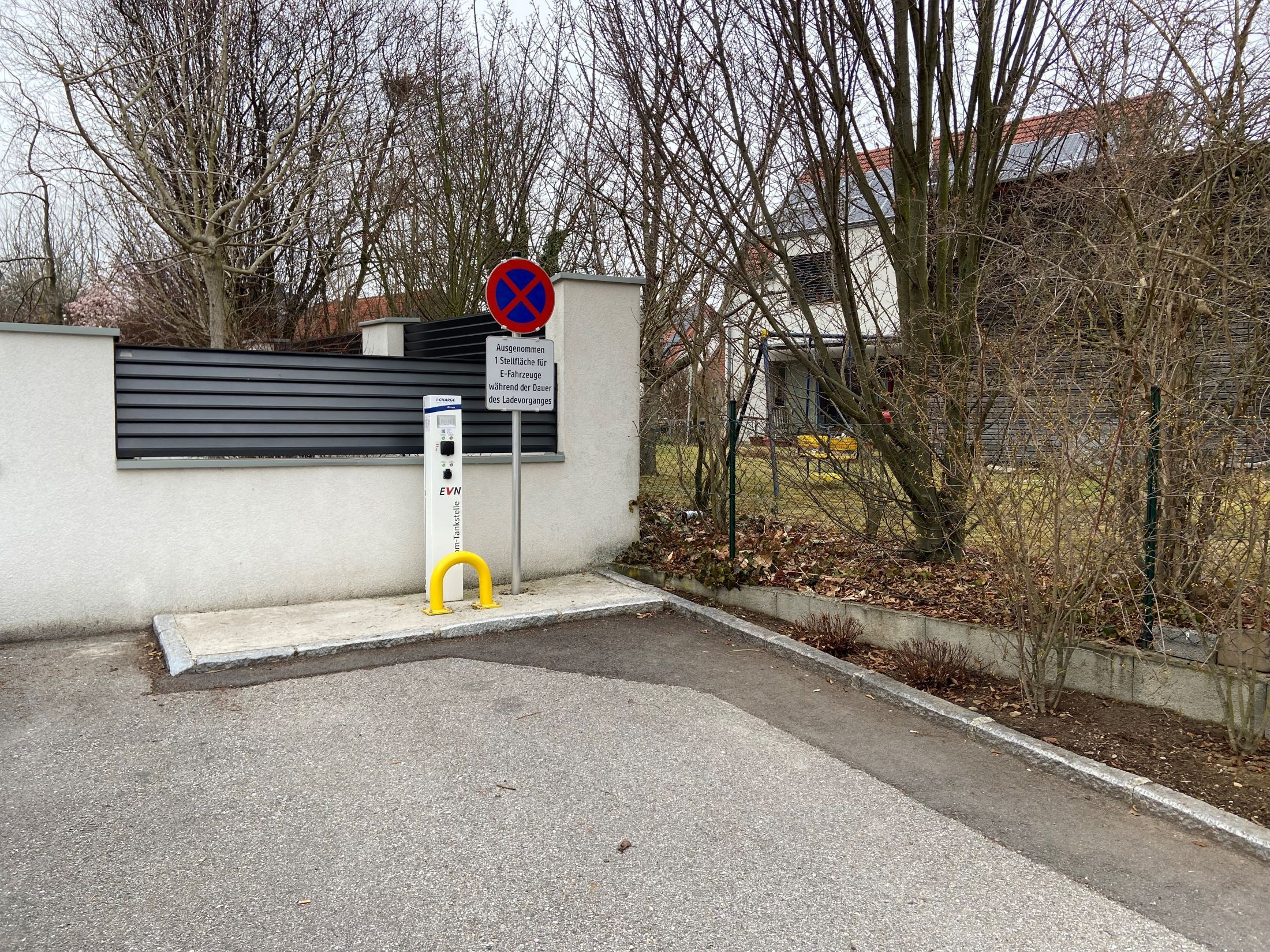 Stromtankstelle in der Taglerstraße in Langenlois