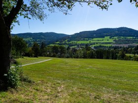 Blick vom Rastplatz auf Pöggstall, © Gottfried Grossinger