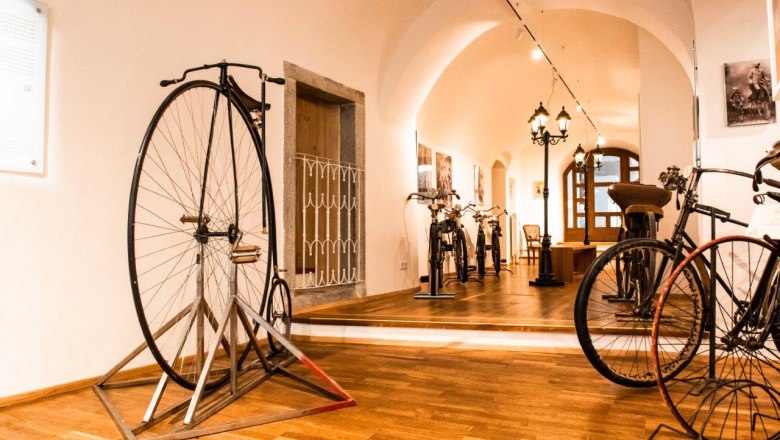 Fahrradmuseum Ausstellungsobjekt, &copy; Mia Bodenstein