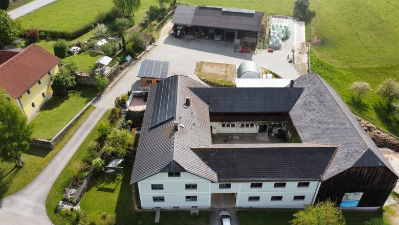 Haus von oben, &copy; Fam. Meyerhofer