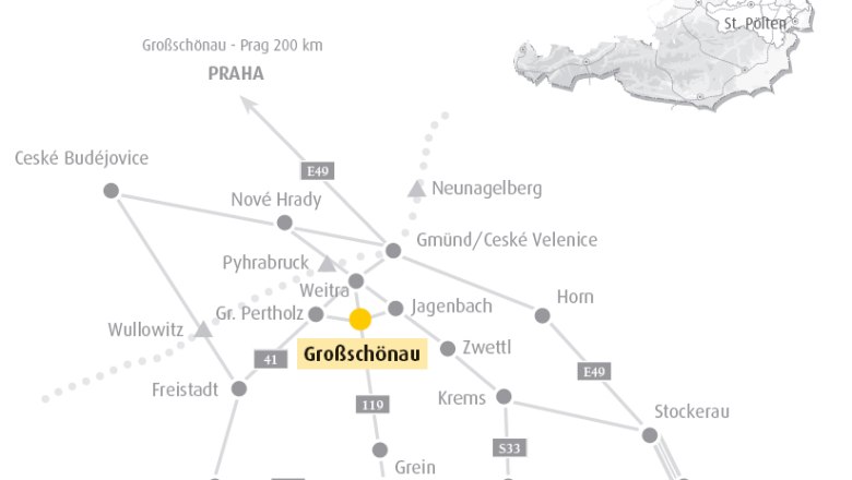Anreise, &copy; Marktgemeinde Gro&szlig;sch&ouml;nau