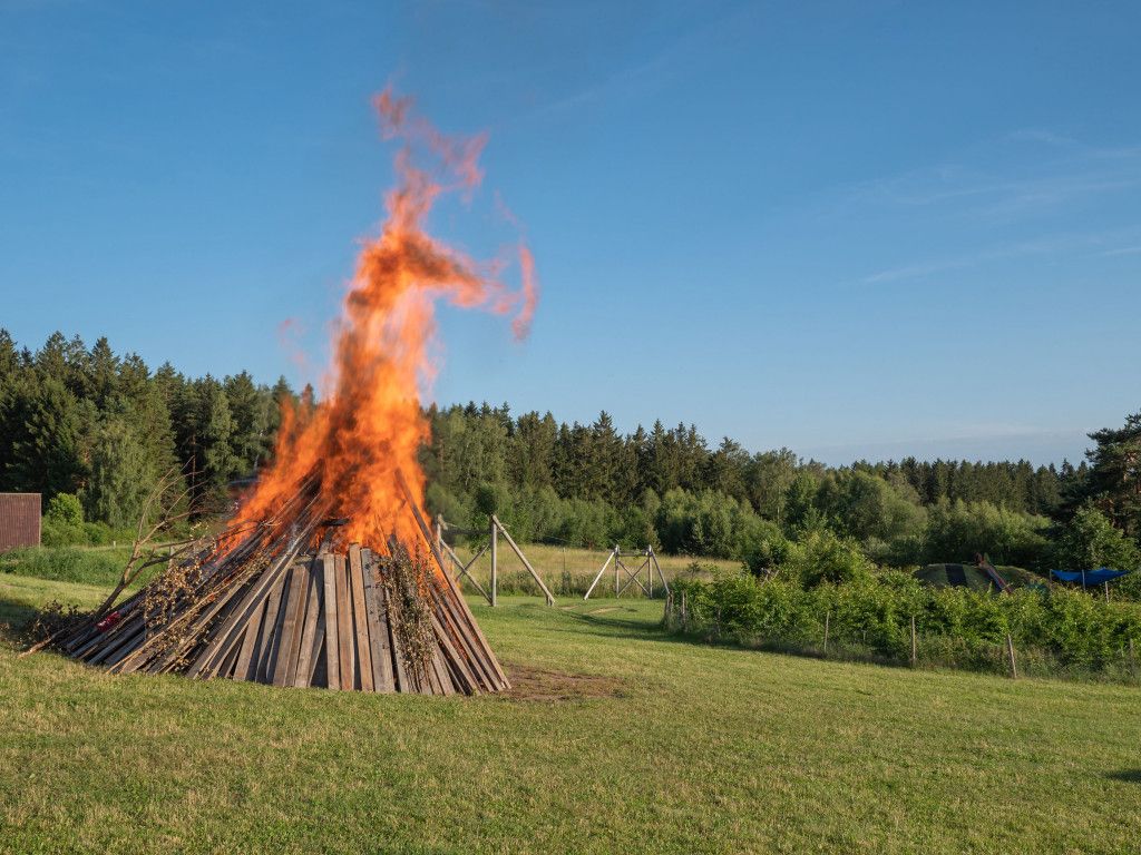 Sonnwendfeuer Naturpark Heidenreichsteiner Moor