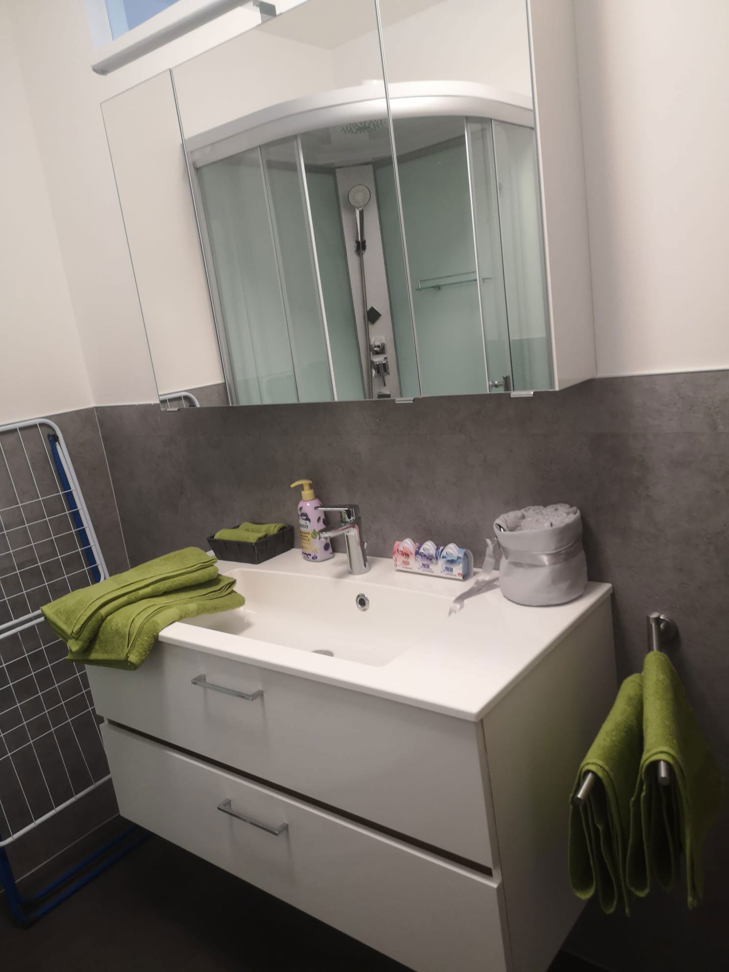 Rosenapartment - Badezimmer Waschtisch