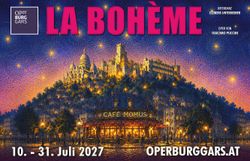 Sujet Oper Burg Gars 2027 - La Boheme