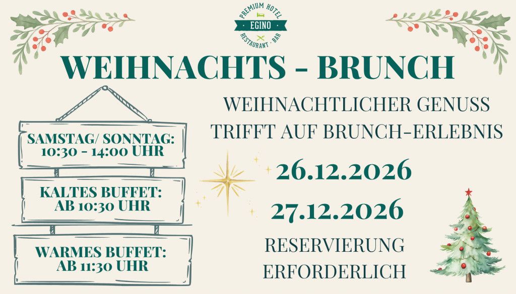 Egino Weihnachtsbrunch