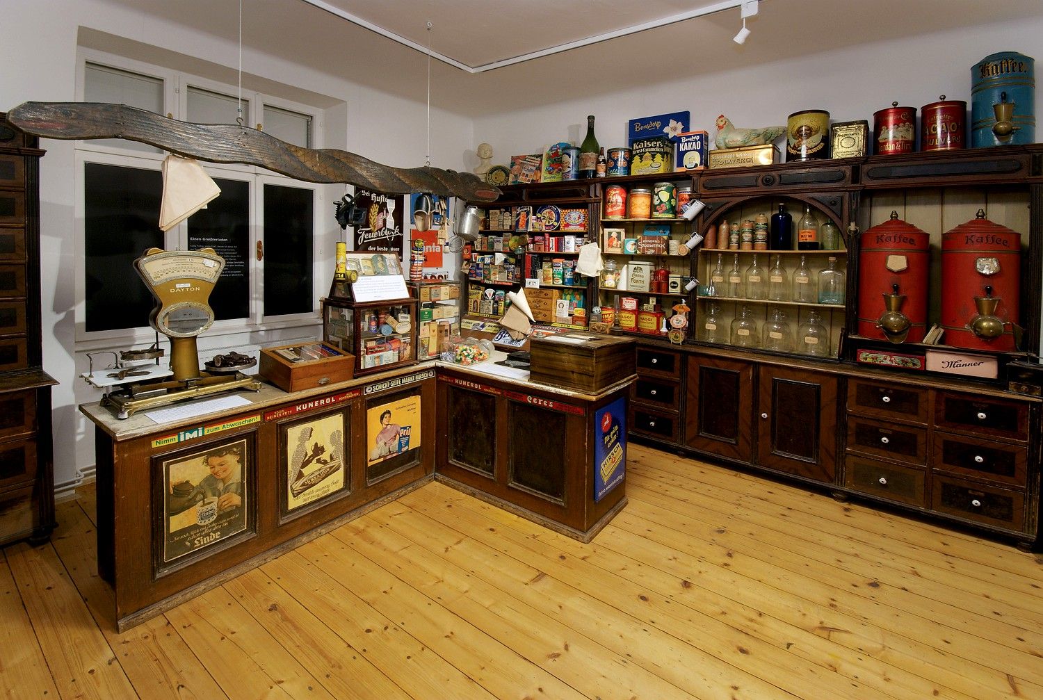 Historischer Tante-Emma-Laden im Stadtmuseum Waidhofen an der Thaya.