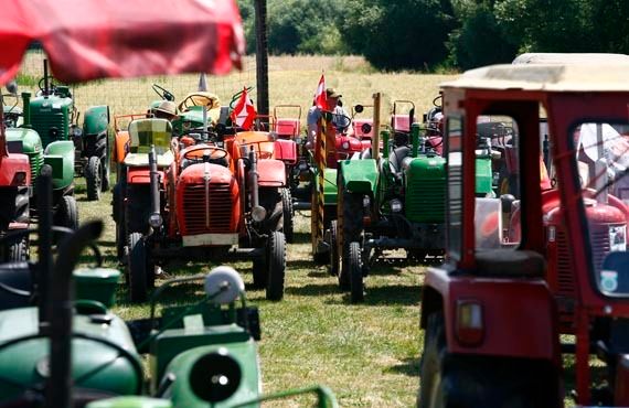 Traktoren beim Treffen