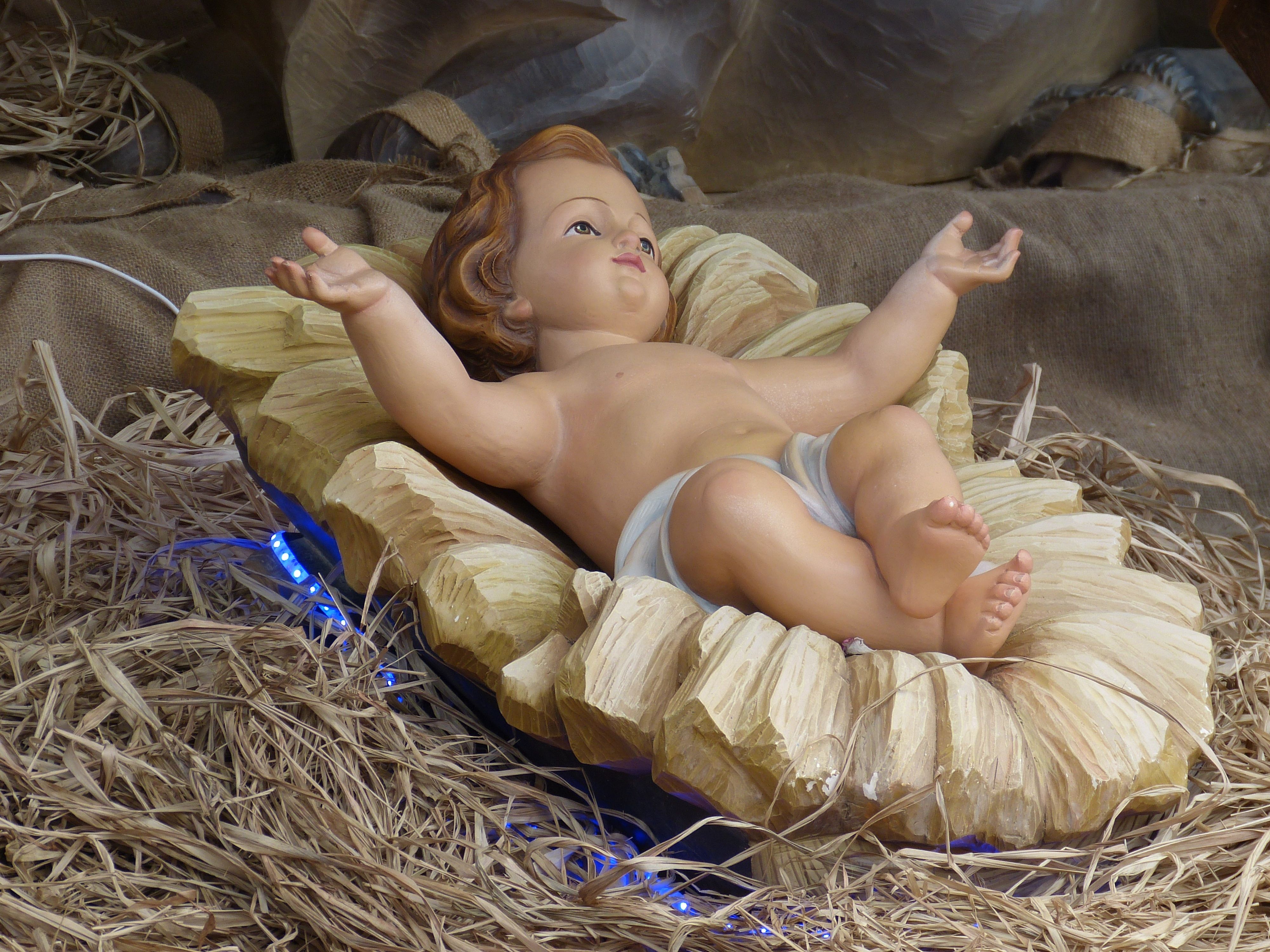 Jesu Kind in der Krippe
