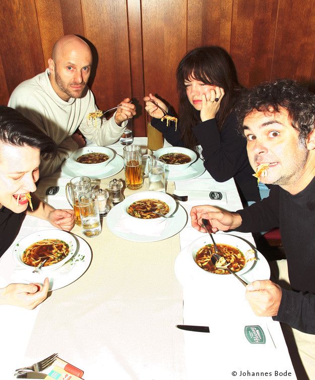 Rina Juniku, Gerald Walsberger, Caroline Hierländer und Moritz Hierländer.