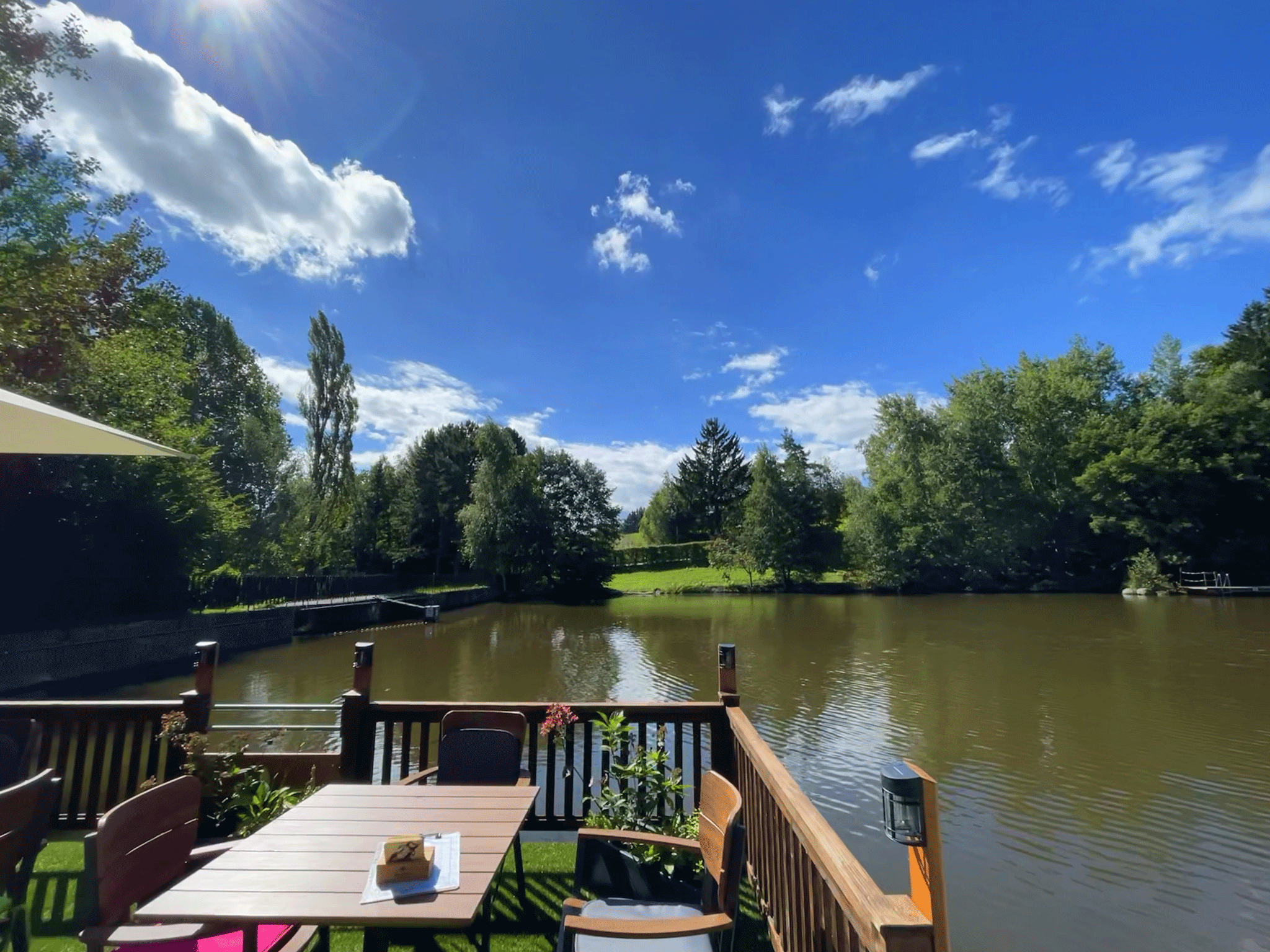 Terasse im Sommer