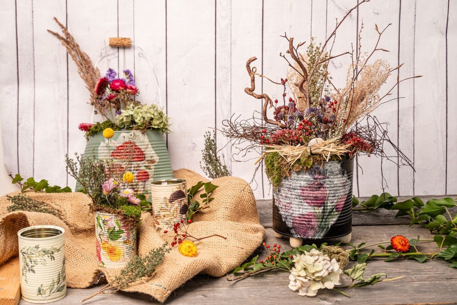 Kreativ mit Dosen-Upcycling