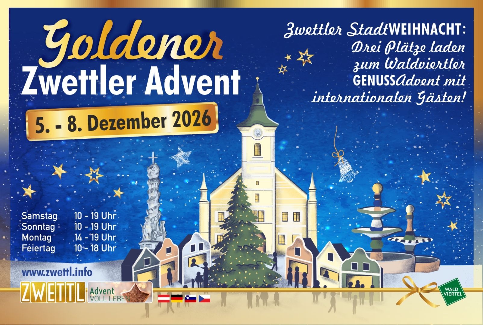 Ankündigung Goldener Zwettler Advent