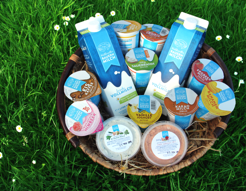 Waldviertler Bauernmilch Produktkorb