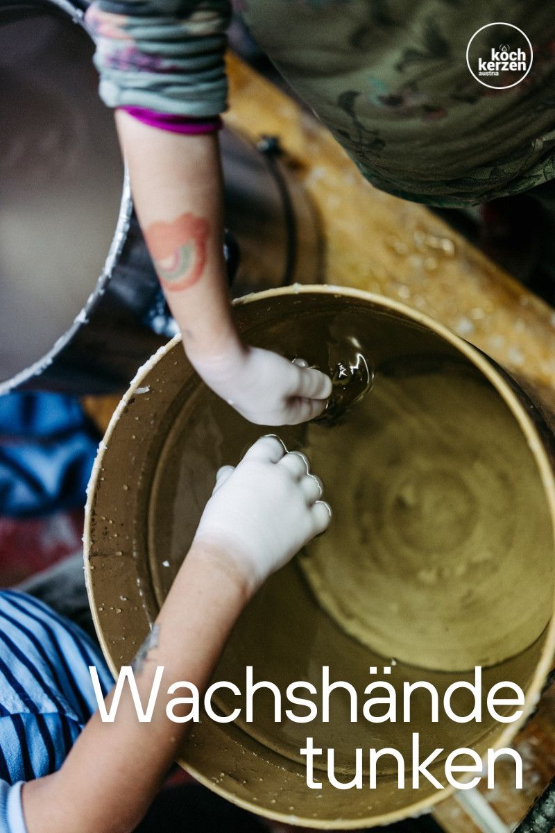 Wachshände tunken