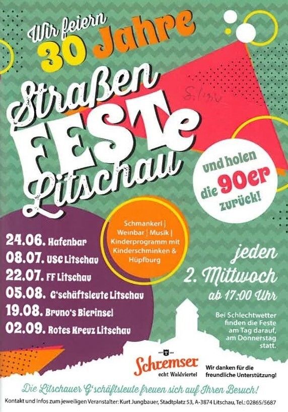 Plakat Straßenfest