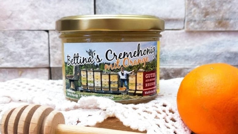 Cremehonig mit Orange, © Betina's Honig